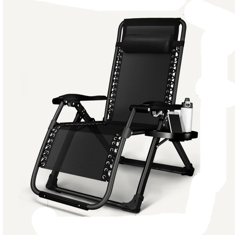 

Lounge Chair Folding Lunch Break Single Backrest Lazy Summer Portable Home Chair Summer Cool Leisure Nap Chair