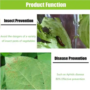 

New 2X5M Protect Planter Insect Bird Net White Mosquito Netting Bug Hunting Barrier Mesh Net Garden Orchard Pest Control Tools