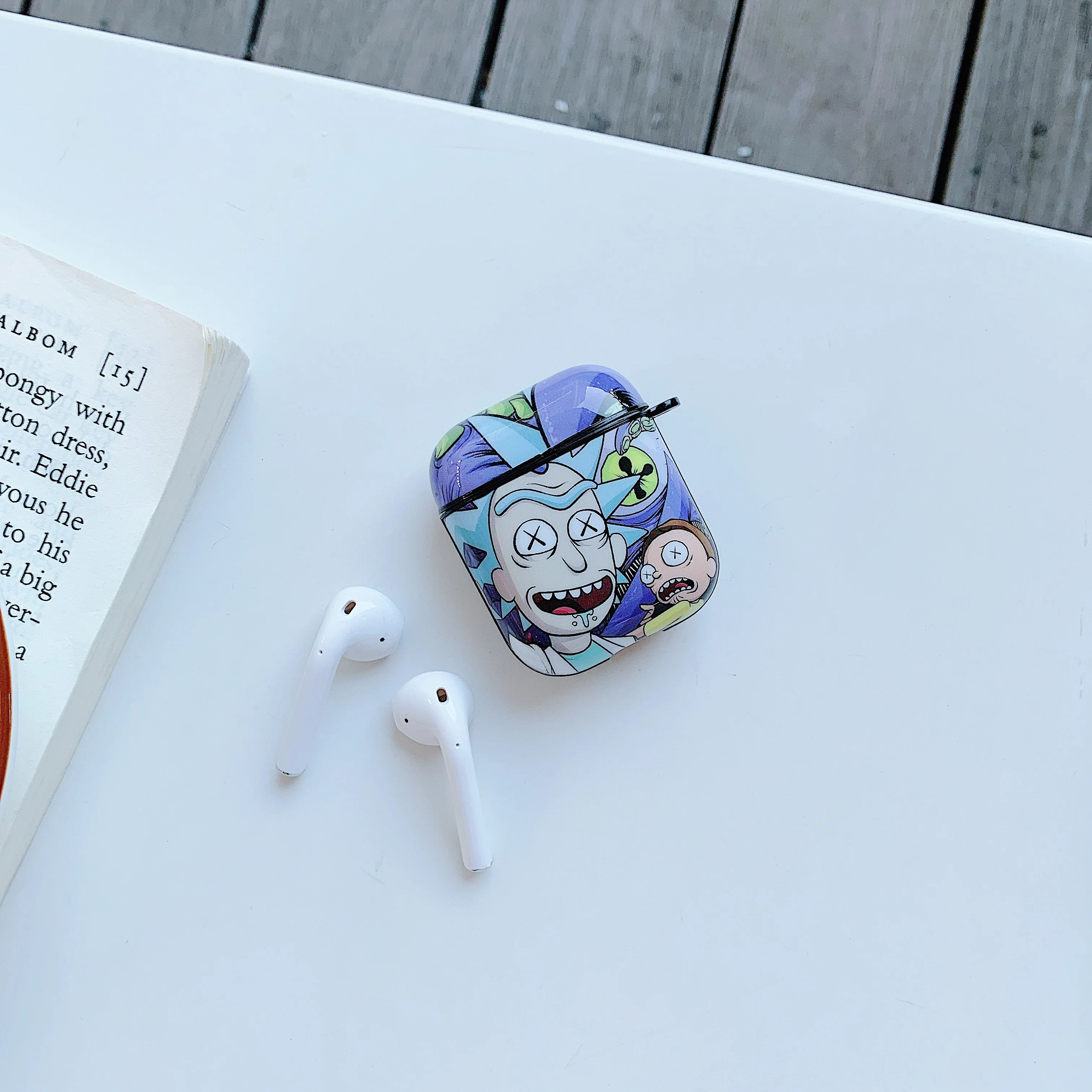 Для airpods pro Чехол с принтом Рик и Морти ученый, мягкий силиконовый чехол для Apple Airpods 1/2/3 крышка Беспроводной Bluetooth наушники чехол