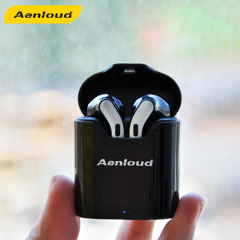 Aenloud наушники-вкладыши TWS Bluetooth наушники беспроводные 4D стерео для занятий