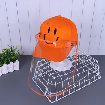 

2020 New Summer Hat Cap For Girls Boys Bucket Hat Fisherman Anti-Saliva Face Caps Anti-Spitting Children'S Panama Hat