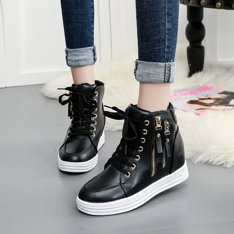Winter Boots Women 2021 Trend Platforms Heels New Ankle Boots Female Women Shoes Woman Booties Chaussures Black Fur Boot Female