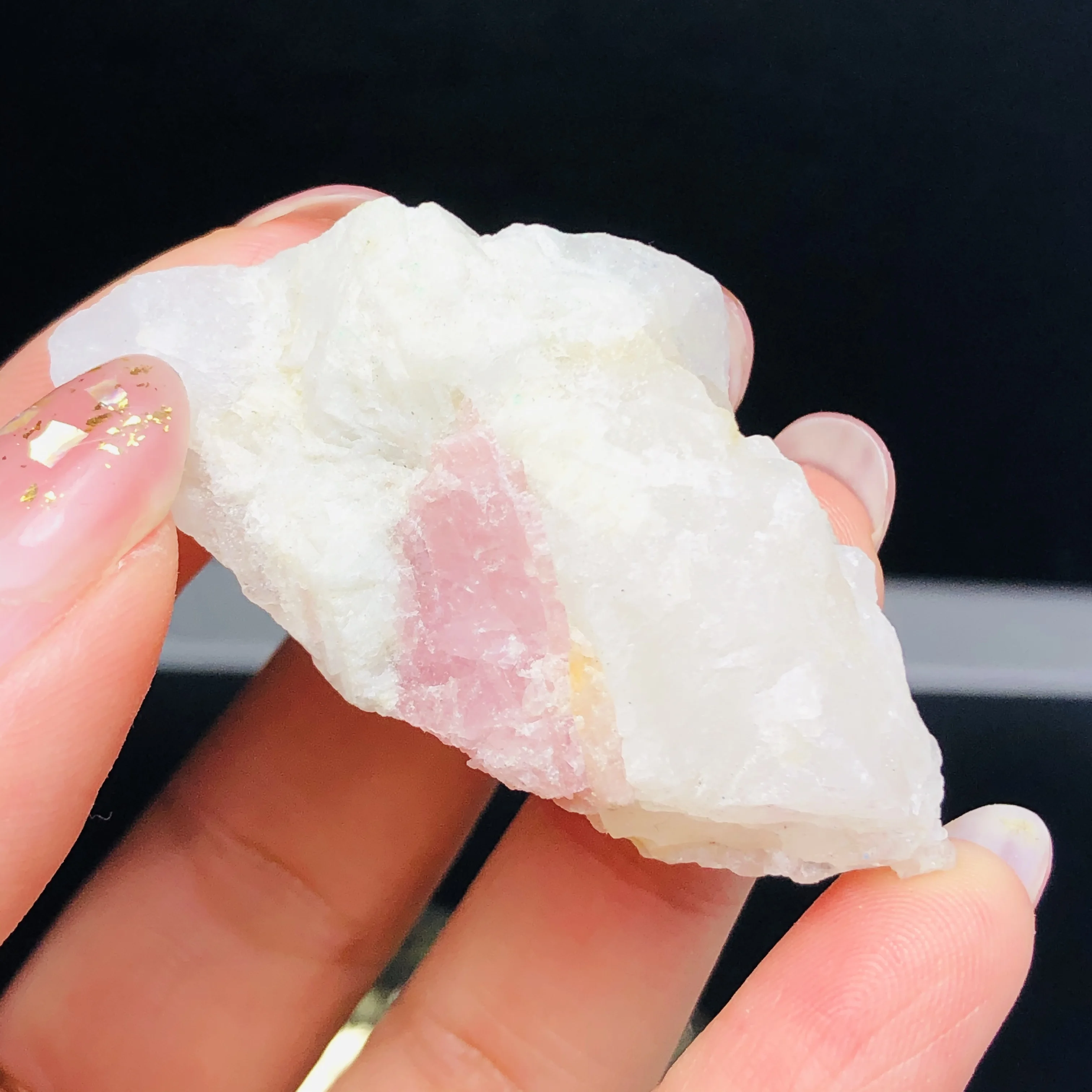 

2PC Natural red tourmaline quartz crystal original stone specimens