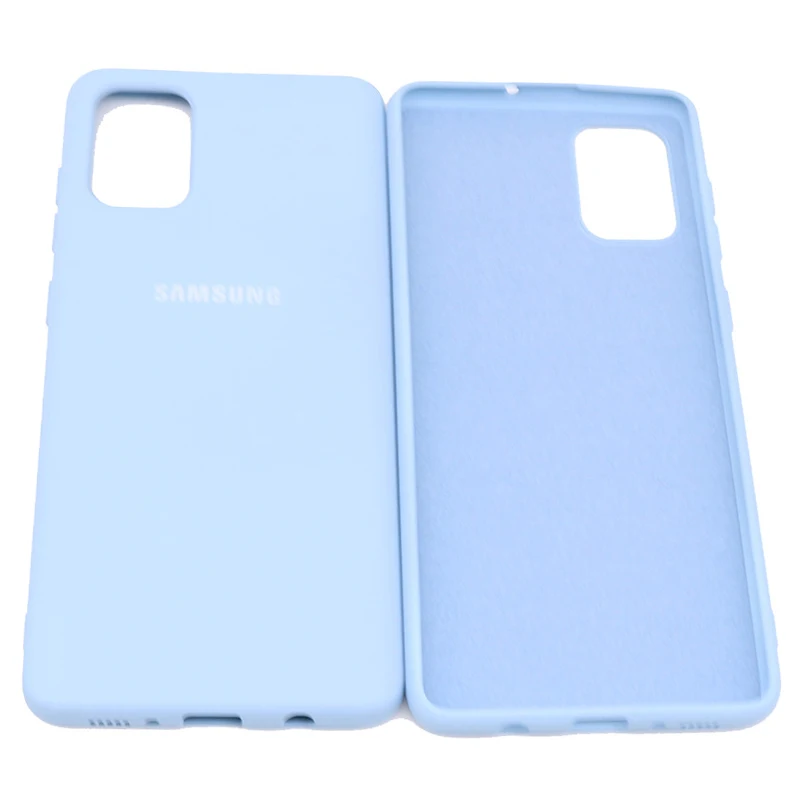 Samsung Galaxy A51 5G A71 5G Liquid Silicone Case Soft Silky Shell Cover Galaxy A51 A71 High Quality Soft-Touch Back Protective phone card case