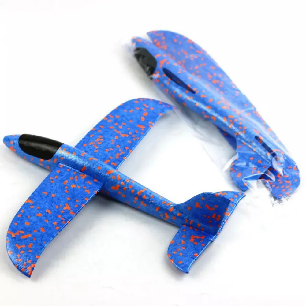 DIY самолет детские игрушки ручной бросок Летающий модель пена аэроплана Ночная