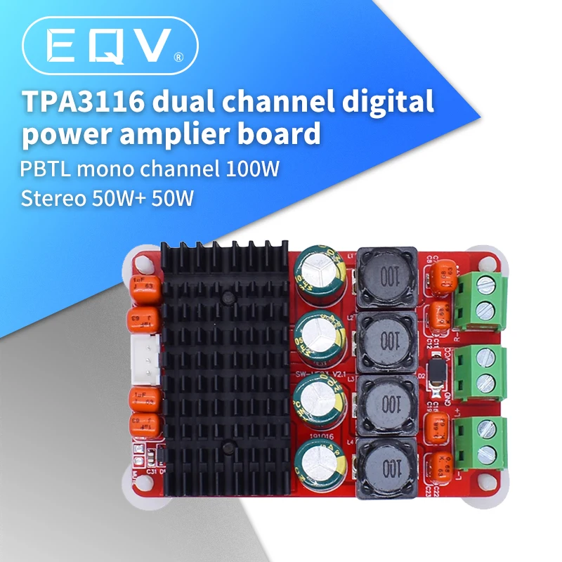 TPA3116D2-50Wx2-2-0-amplifier-board-TPA3116-PBTL-100W-Stereo-Audio ...
