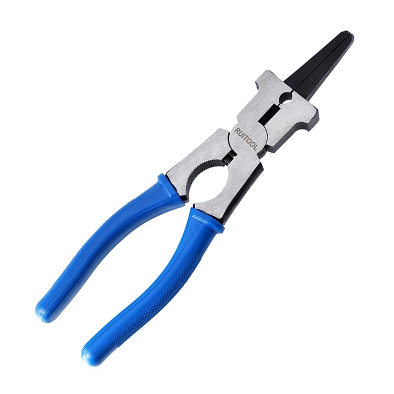 

Multipurpose MIG Welding Pliers Flat Mouth Pincers Wire Cutting Spring Loaded