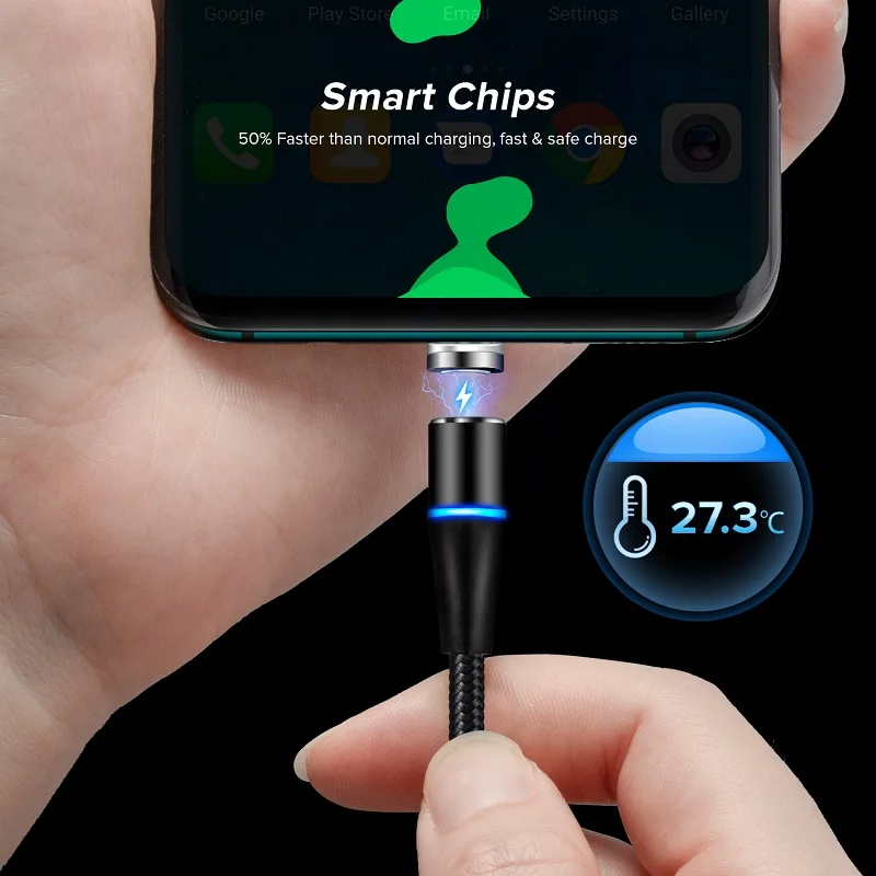 Baseuer 5A супер зарядка QC 3,0 Магнитный кабель Micro usb type C для iPhone huawei P30 mate 30 Xiaomi samsung Быстрая зарядка магнит