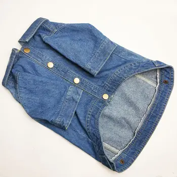 

Pet clothes spring and autumn method of fighting Teddy than pandas small dog denim jacket jacket dog clothing
