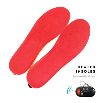 

New Electric Heated Insoles Cut-to-Fit Multiple Sizes 2300mAh Rechargeable Heated Shoes Inserts with Intelligent Remote Control