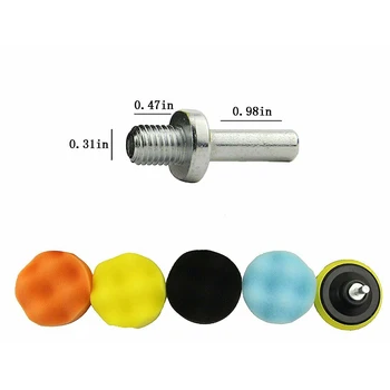 

11PCS Car Buffing Pads Buffer Drill Sponge Waxing Foam Sealing Professional