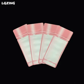 

Pink Cosmetic Bottle Shape Aluminum Foil Mylar Bags 4*10CM Heat Seal Storage Pouches Small Gift Storage Bag For Cosmetic Liquid
