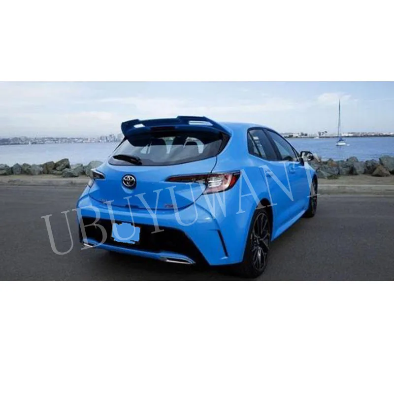 

For 2019 Toyota Corolla Hatchback Spoiler High Quality ABS Material Car Resr Wing Lip Spoiler By Primer Color