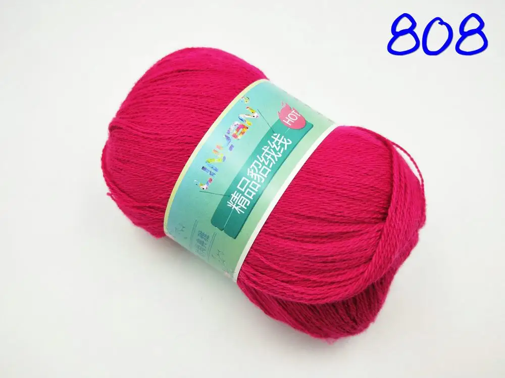 color 808 50 г/шт. пряжа для вязания, норка, детский кашемир, 98% ручная вязка, пряжа для ручного вязания, норковая бархатная шерстяная пряжа для ручного вязания t4 - Цвет: color 808