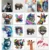 Painting By Numbers Animal set Acrylic Paint Kits For Adults Canvas With Frame Oil Pictures Drawing Paint By Number Decor Art