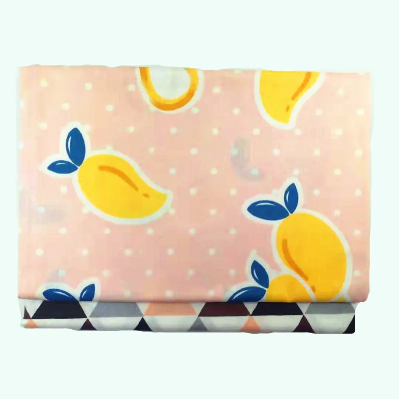 

Fruit Print Cotton fabric for kid Patchwork Textile Twill Fabric DIY Sewing fabric for bed sheet fabric for dress Material Tissu