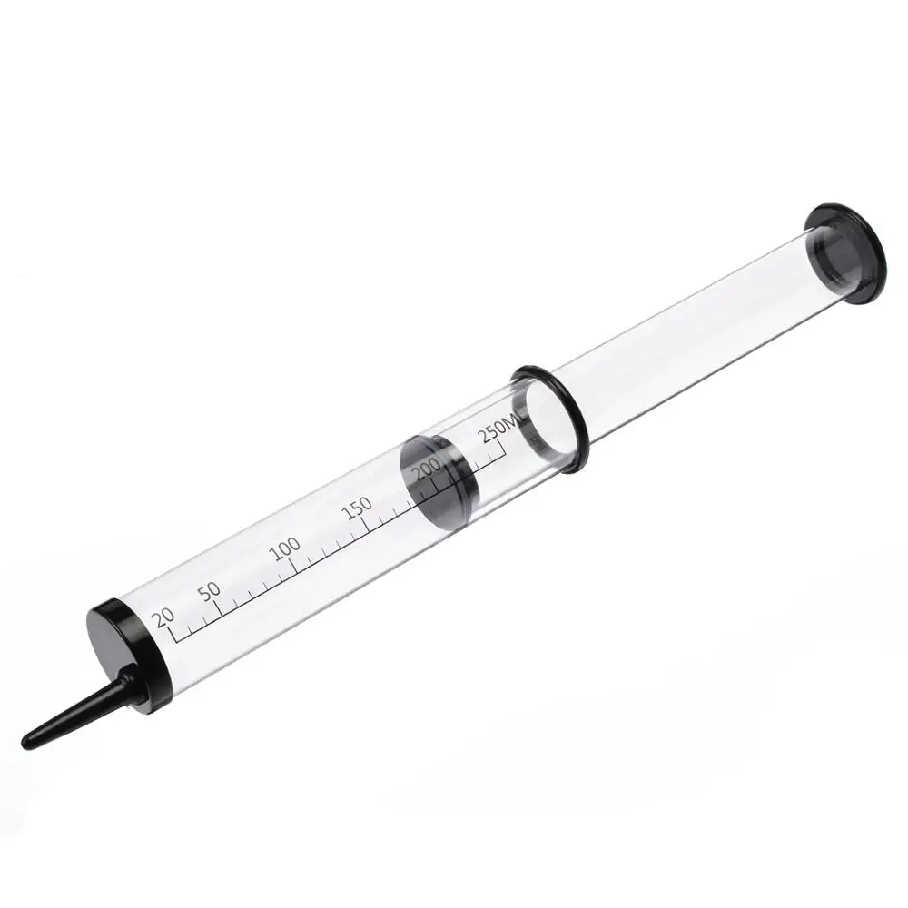 250ml Large Capacity Reusable Syringe Injector Enemator Anal Douche Cleansing with 3 Nozzles for Colon Anal Cleaning Syringe