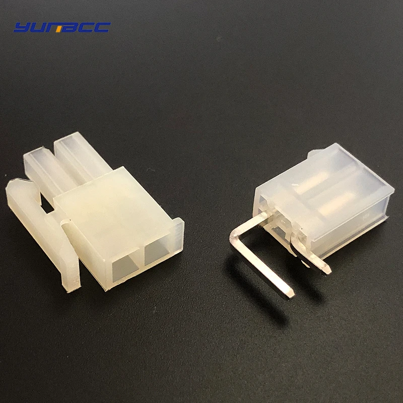 

5sets 2Pins 4.2mm Molex Electrical Wire Connector Right Angle Plug for Car Auto PC ATX PC/computer graphics card on board