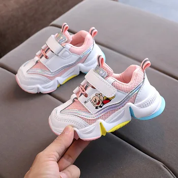 

Spring Babys Boys Brand Mesh Shoes Children Fashion Sport Sneakers Girls Casual Trainers