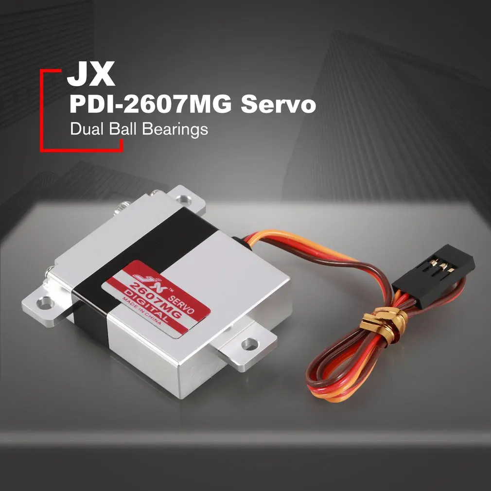 Jx servo PDI 2607MG 7.2kg 0.13sec digital alu asa servo para rc