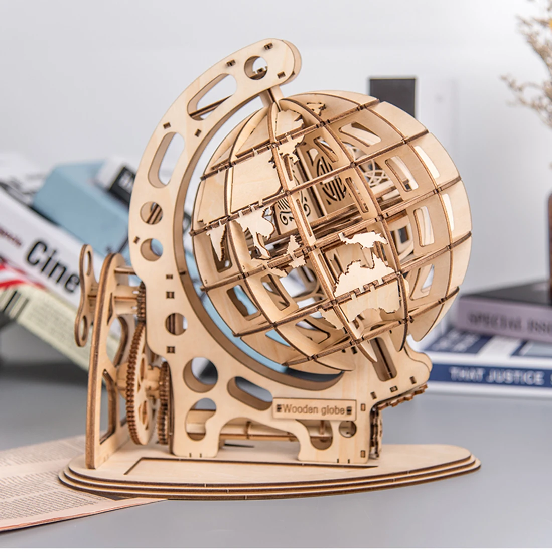 Деревянные поделки DIY 3D Tellurion головоломка Модель Строительный набор украшения для домашнего декора