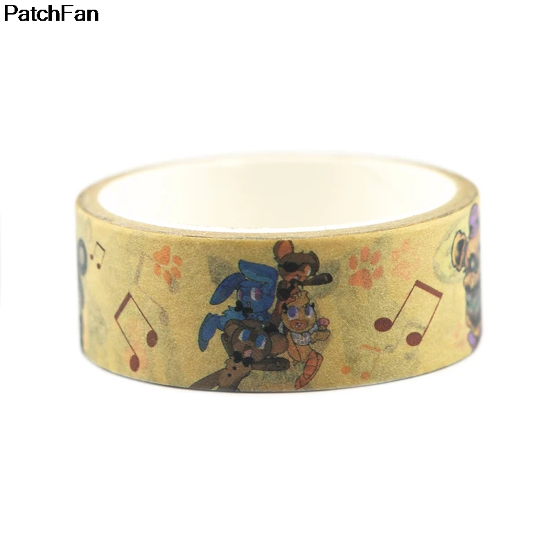 Patchfan Five Nights at Freddy Сделай Сам Скрапбукинг липкий клей Васи бумага маскирующая лента печатные узоры наклейки A2597