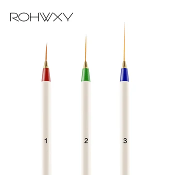 

ROHWXY Nail Art Pens All For Nails Design Clean Soft Nail Brush For Manicure Tools UV Gel Polish Brush For Dust Powder Removal