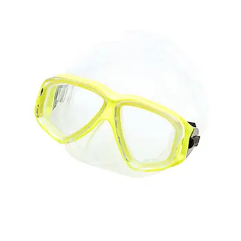 

AM-308 Adult Double Layer Waterproof Anti-fog Transparent Silicone Large Area Diving Mask Goggles Swimming Accessories New