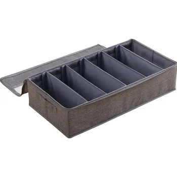 

1 Piece Cotton Linen Storage Box Washable Bedroom Storage Organizer Solid Sundries Cabinet For Home Clothes Package Container