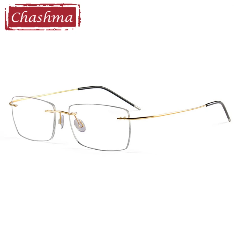 Титановый рецепт очки ультра светильник Близорукость Оптические очки Рамка для мужчин и женщин