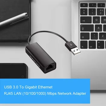 

USB 3.0 to RJ45 Hub Network Card Lan Ethernet Adapter Converter up to 1000Mbps For NS Switch PC