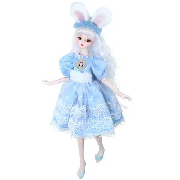 

60cm DIY BJD Doll Wedding Princess Doll full Toy Set Hobby Collection - Reine Hand Painted Makeup