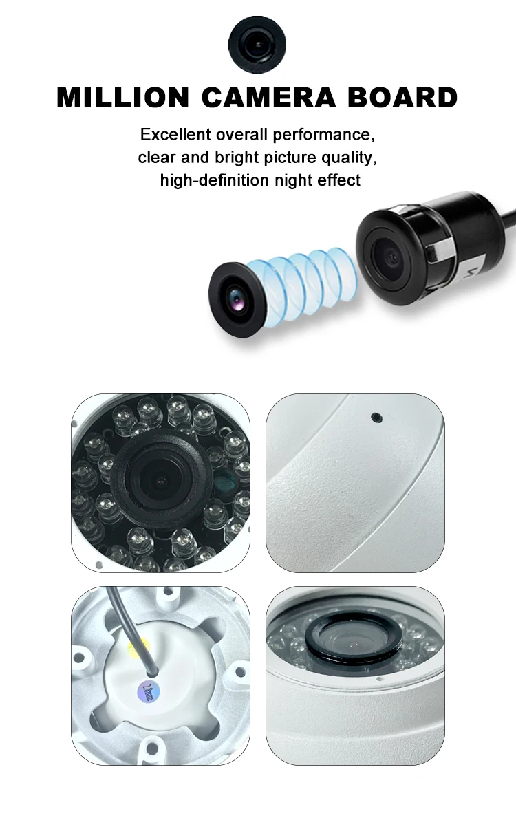 HYFMDVR тяжелый грузовик пассажирский автомобиль резервная камера HD инфракрасная камера ночного видения PAL/NTSC