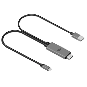 

TYPE-C Universal to HDMI High-definition Video Cable for Type-c to HDMI to HD 4K HD Typec to HDMI 1.8m
