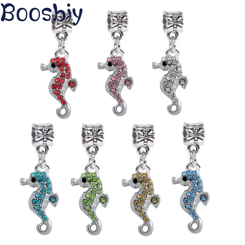 Boosbiy 2 шт. Новое поступление Хрустальный Дельфин подвески подходит для