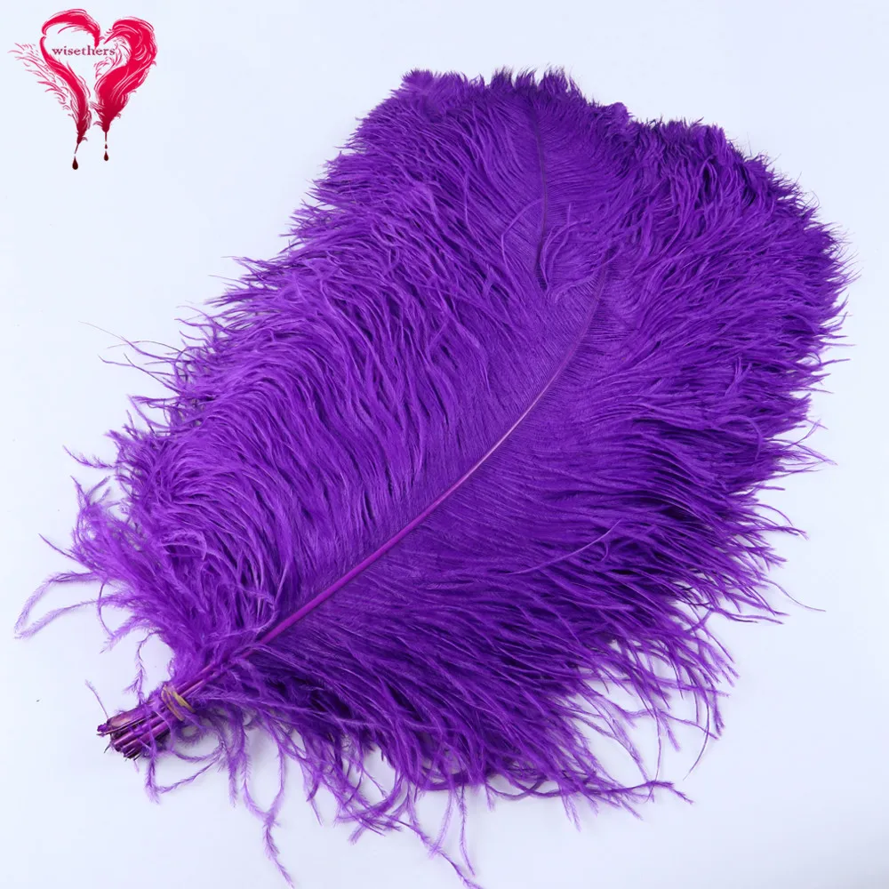 Королевский синий натуральный страусиное перо пушистый из страусовых перьев Длина 24-25 дюймов DIY ремесло свадебное украшение дома аксессуары