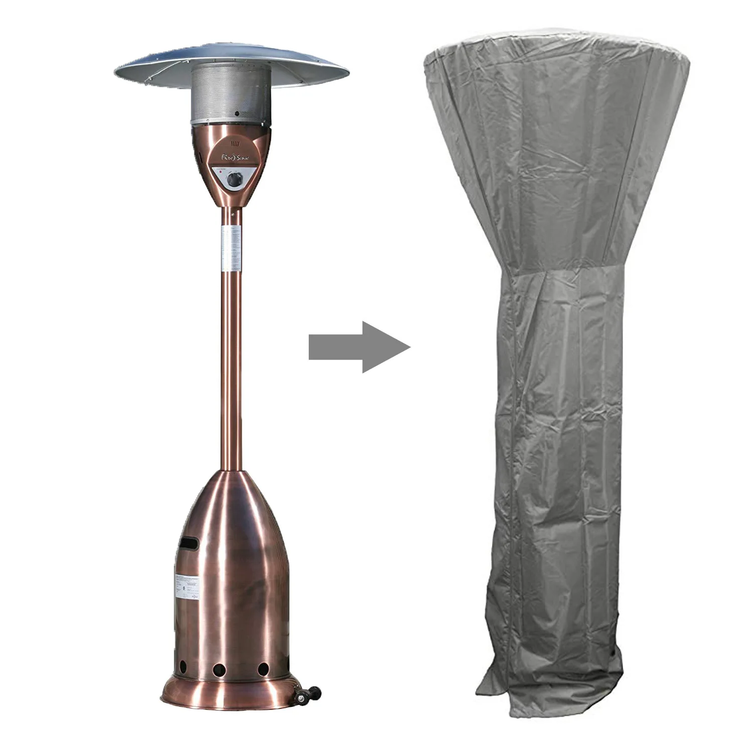 

Umbrella Heater Cover Garden Courtyard Waterproof Canopy Patio Patio Heater Dust Cover
