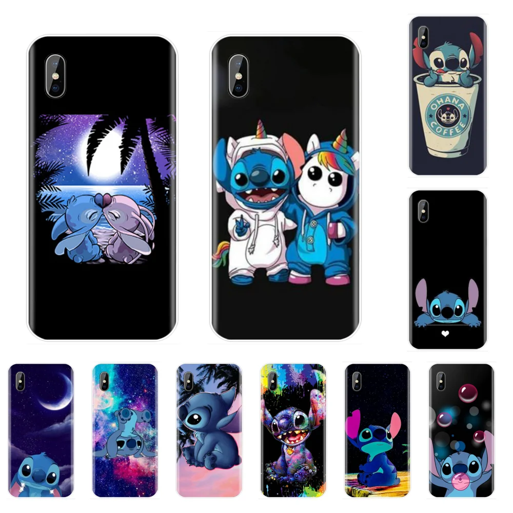 Lilo Stitch cute cartoon Customer High Quality Phone Case For iphone 4 4S 5 5S SE 5C 6 6S 7 8 plus X XS XR 11 PRO MAX | Мобильные