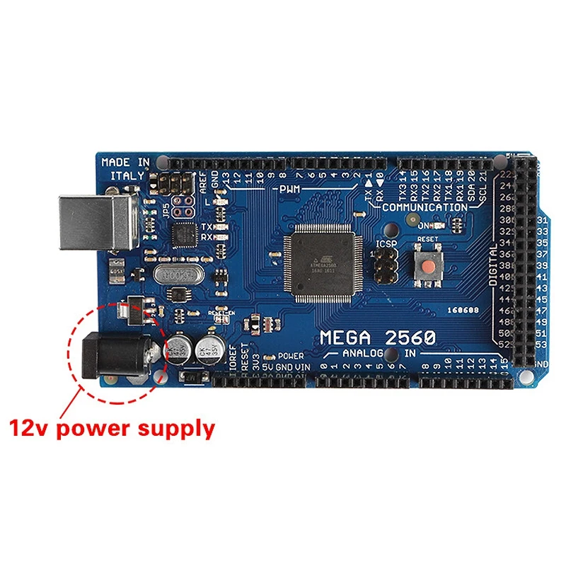 Mega 2560 R3 Mcu макетная плата электронные строительные блоки отправка Usb кабель Atmega16U2-Mu