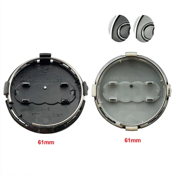 

80pcs 61mm grey black Car Wheel Center Caps Hub Rim covers badge For Audi A3 A4 A5 A7 A8 Q3 Q5 Q7 TT S3 S4 8P