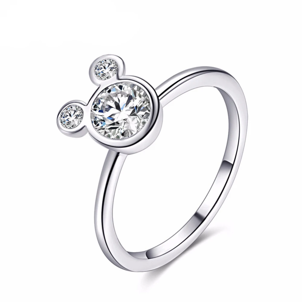 Дропшиппинг Новая мода горячая пара кольцо для женщин однорядное сверло Золотое Ювелирное кольцо для женщин обручальное ювелирное изделие подарки - Цвет основного камня: AD0543