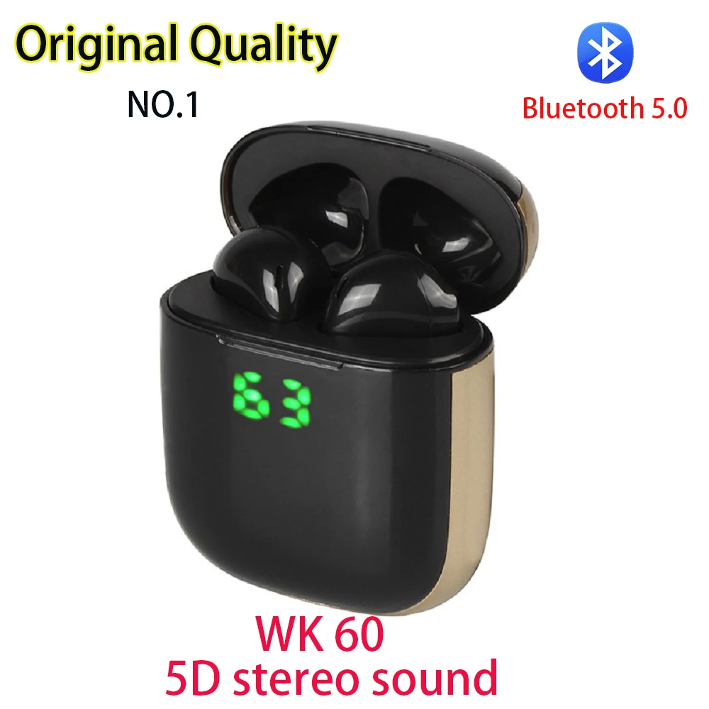 TWS беспроводные bluetooth наушники Bluetooth 5,0 Touch control спортивные наушники QI Беспроводная зарядка оригинальные наушники для телефона