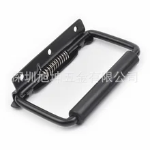 Складная ручка утопленная ручка для сброса ремня пружинная Складная ручка-ручка сброса все черно-белые с рисунком для руки