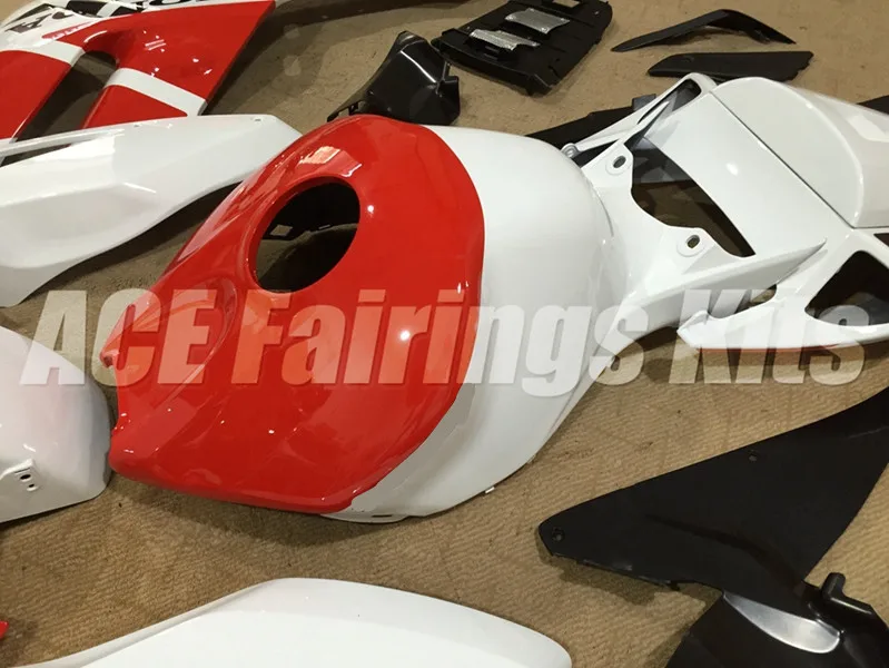 4 подарки литья под давлением ABS полный обтекатель комплект Подходит для Honda CBR1000RR cbr1000 04 05 2004 2005 набор тела красный белый
