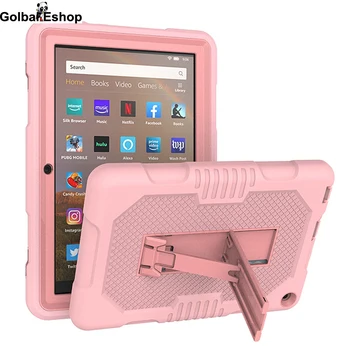 

E book Tablet Case for Amazon Fire HD 8 2020 Tablet Kids Safe Heavy Duty Silicone Hard Cover for Amazon HD8 Plus 2020 Case