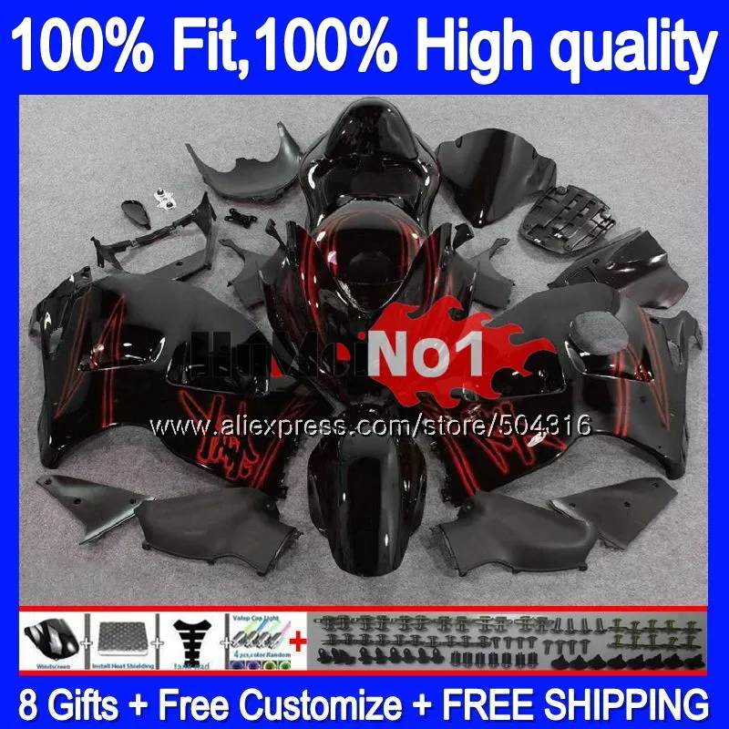 Инъекции для SUZUKI Hayabusa GSXR 1300 2008 2009 10 11 12 29MC. 274 цвета: черный, красный, GSXR-1300 GSXR1300 08 09 2010 2011 2012 обтекатель