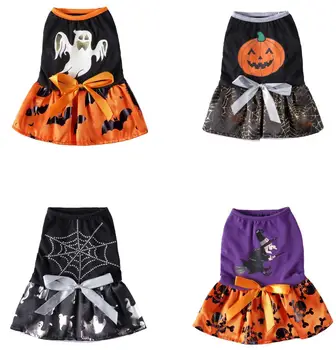 

2020 Pet Dog Clothes Halloween Cosplay Costume Cartoon Princess Dress For Small And Medium Dogs Chihuahua Clothes-