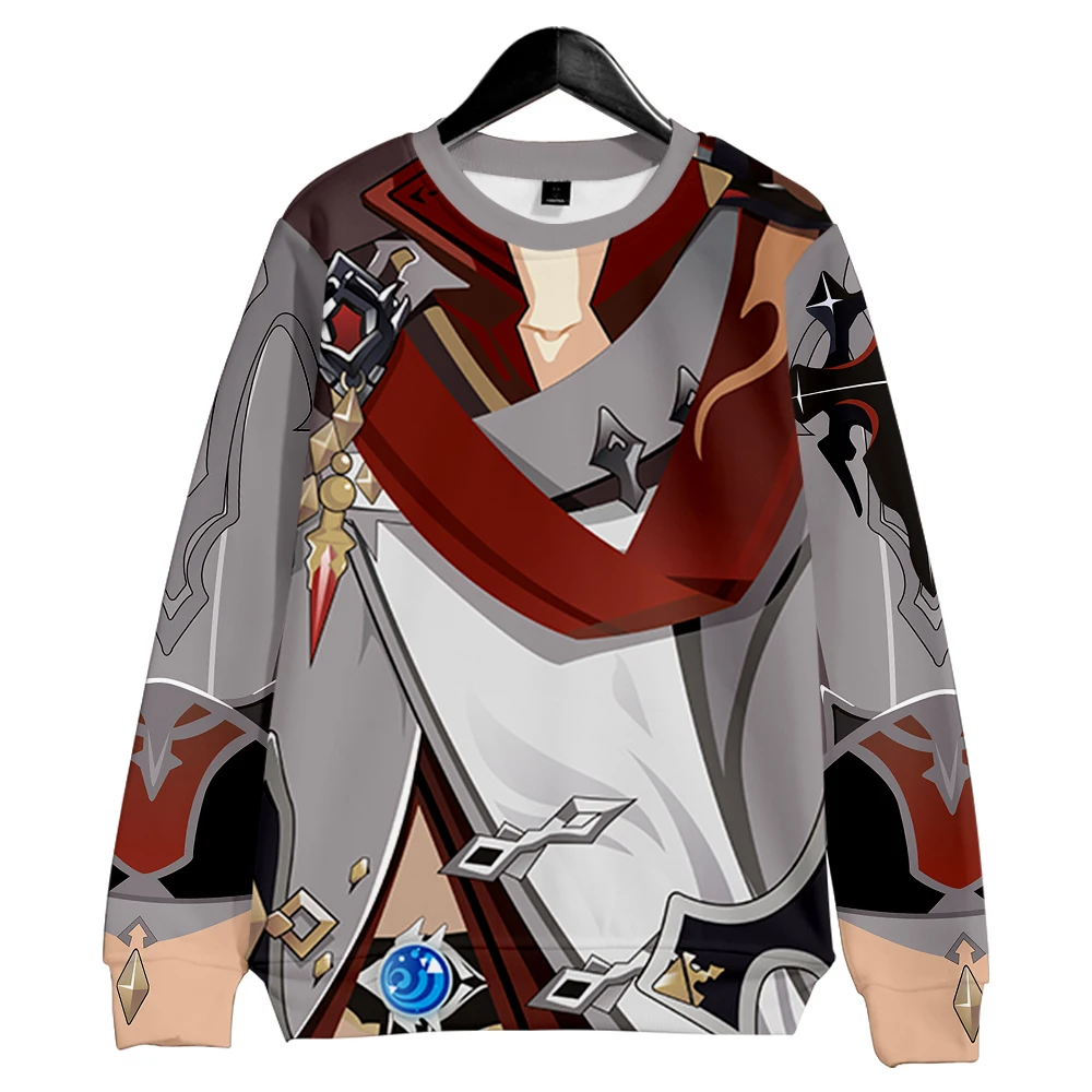 

Genshin Impact Tartaglia 3D print autumn and winter Holiday passionate style Men/Women Kawaii Dress up clothes Round