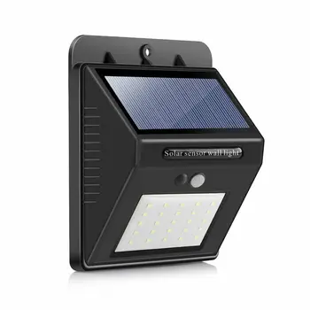 

Solar Powered PIR Motion Sensor Light Outdoor Garden Security Wall Lights 25 LED