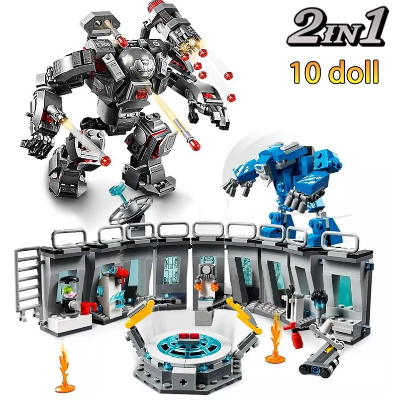 Laboratory Series Steel Mecha Building Block Toys Compatible With DIY Educating Children Christmas Gifts Hero Robot | Игрушки и хобби